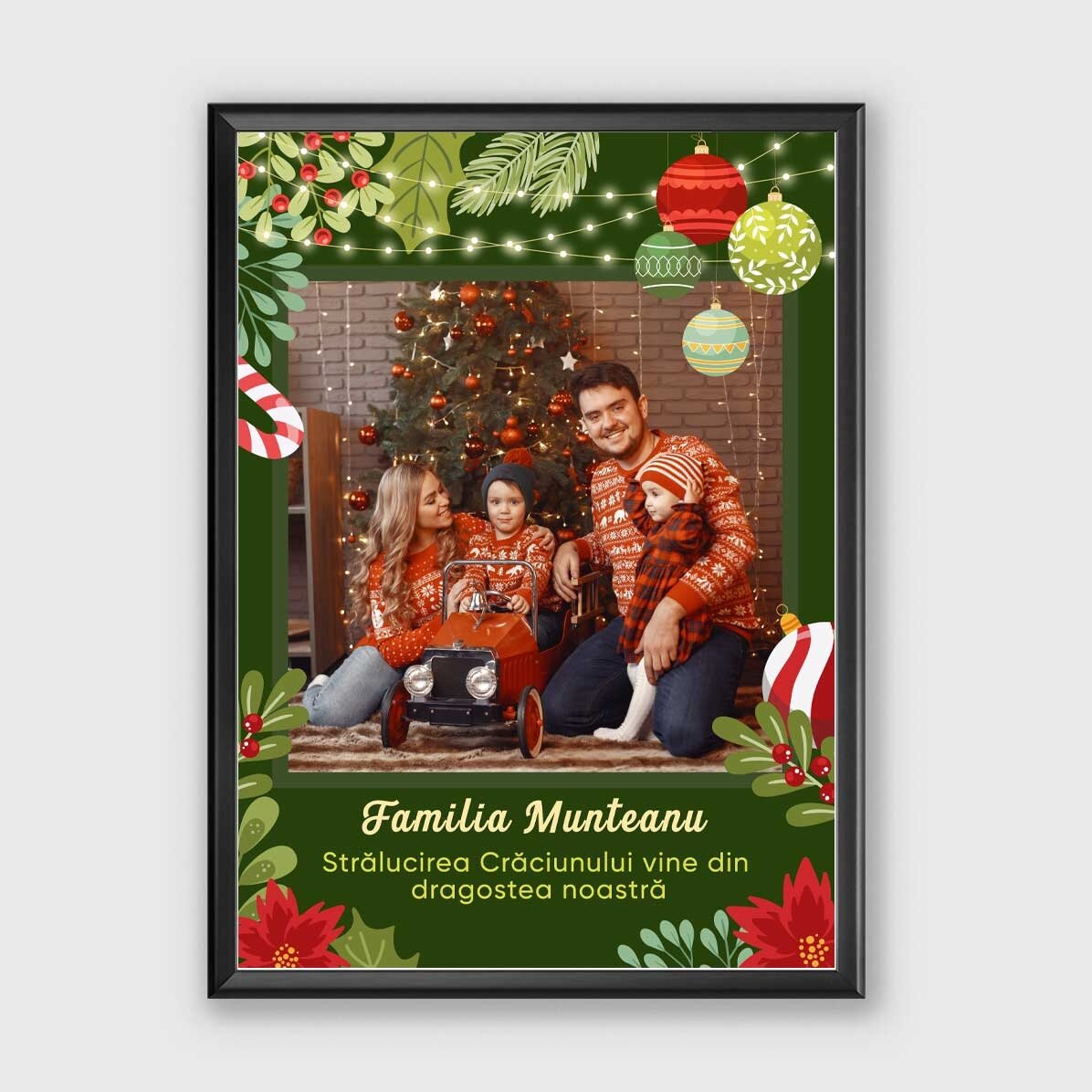 Individuell gestaltetes Bild mit Foto und Text – Weihnachtszauber