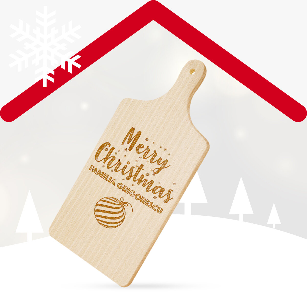 Weihnachts-Schneidebretter und Schieferplatten