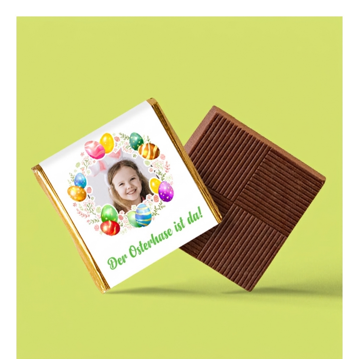 Personalisierte Mini-Schokolade zu Ostern