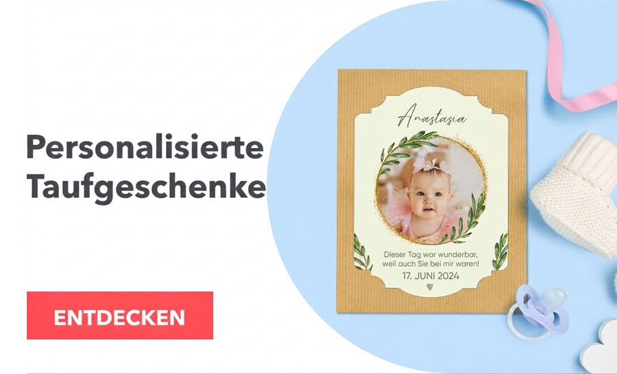 Personalisierte Taufgeschenke