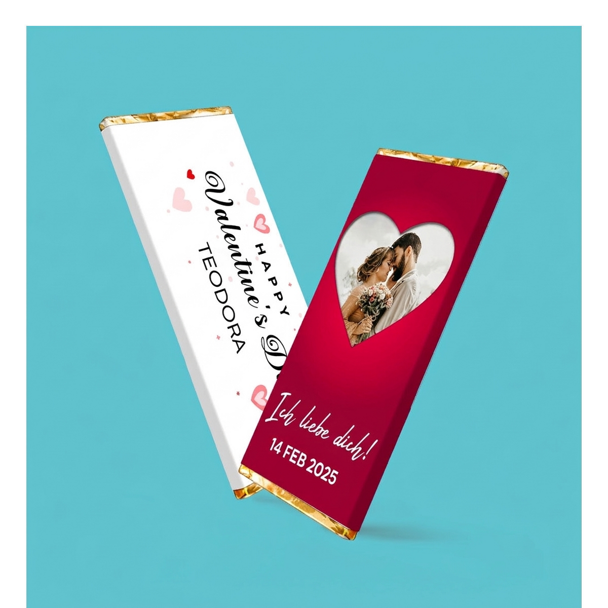 Personalisierte Mini-Schokoladentafeln