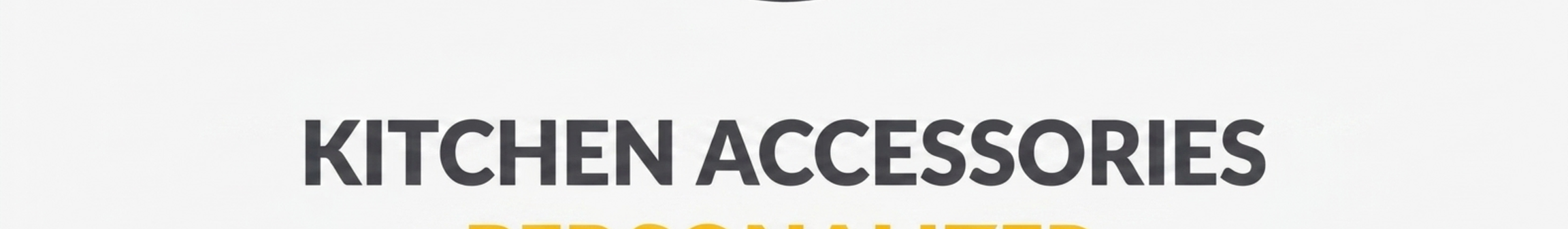 Personalisierte Küchenaccessoires