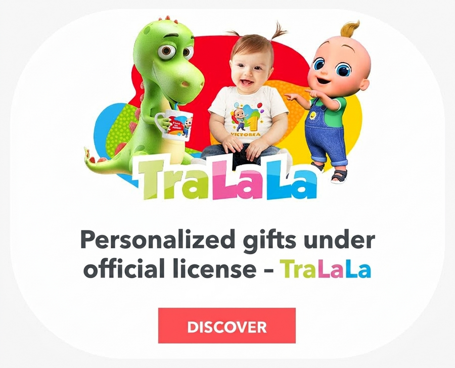 Personalisierte Geschenke mit offizieller Lizenz – TraLaLa