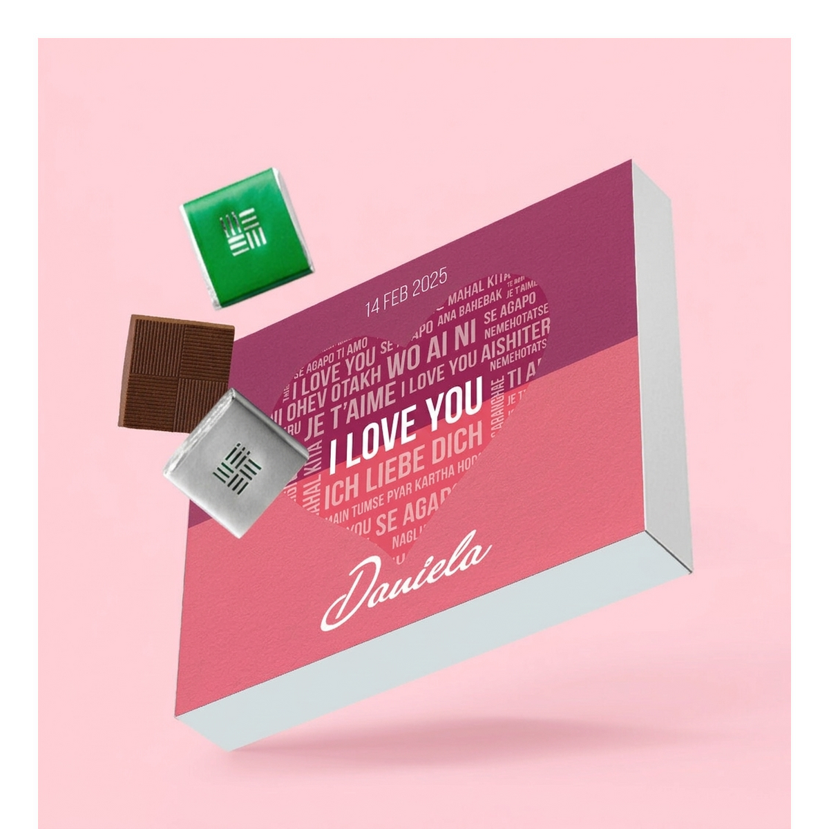 Pralinenschachteln zum Valentinstag
