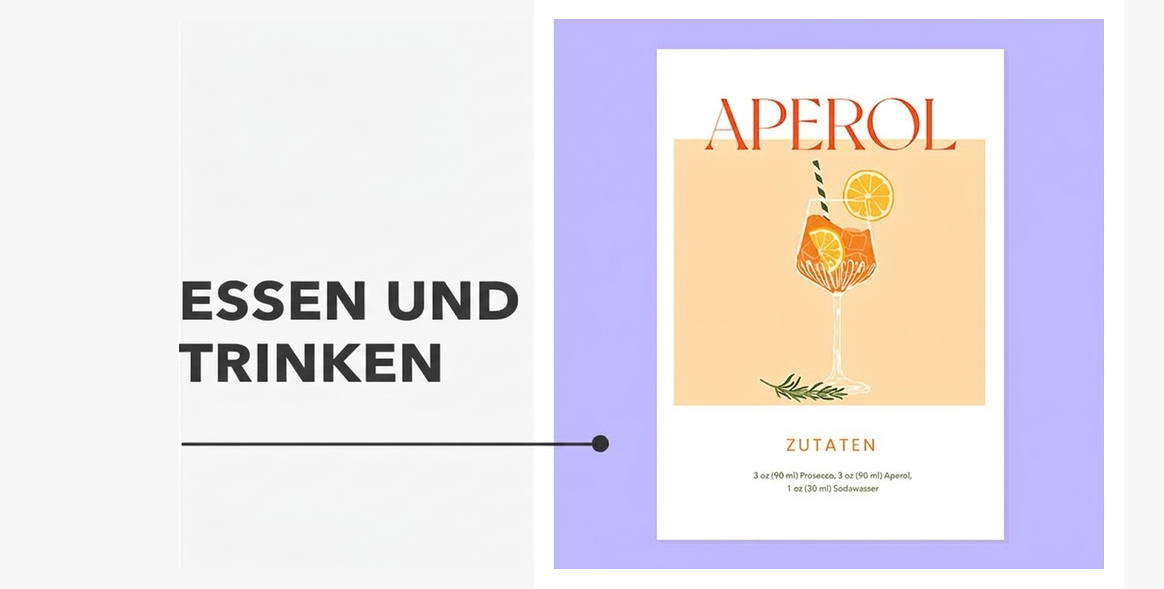 Poster – Kollektion „Essen & Trinken“