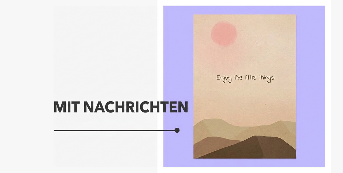 Poster – Sammlung mit Botschaften