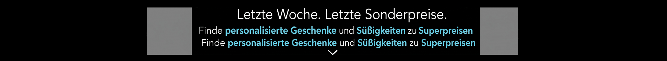 Black Week – Bis zu 50 % Rabatt auf süße Geschenke