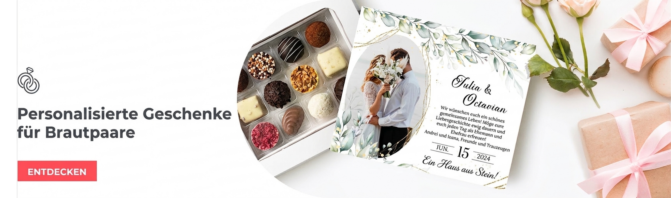Geschenke für das Brautpaar