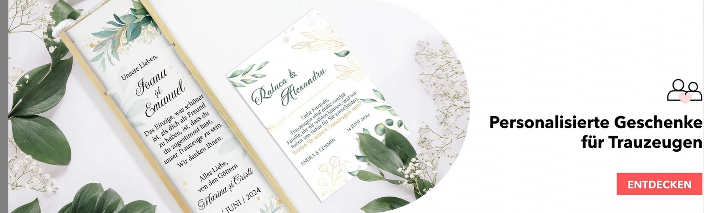 Geschenke für die Trauzeugen