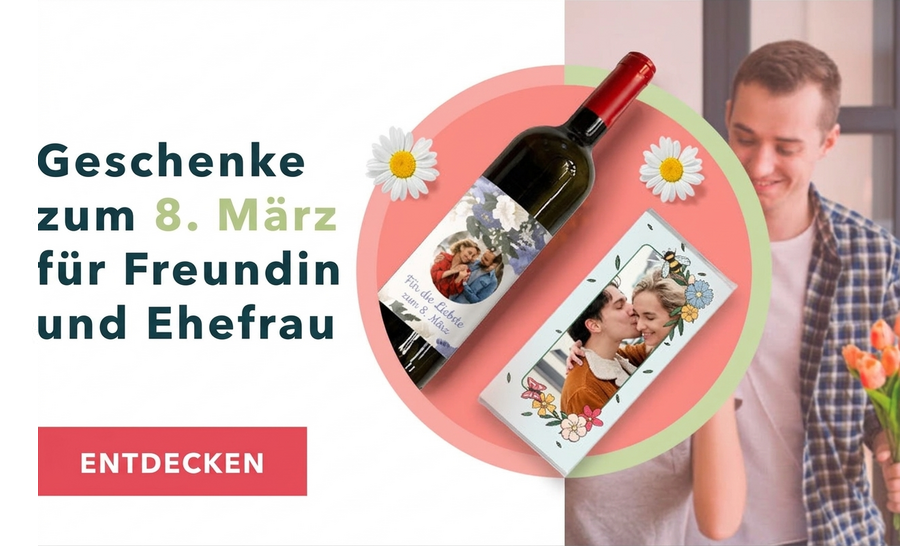 Geschenke zum 8. März für die Freundin und die Ehefrau