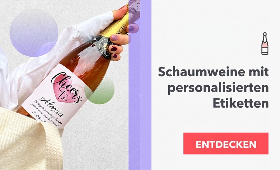 Personalisierte Schaumweine