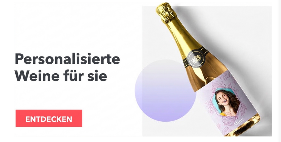 Personalisierte Weine für sie