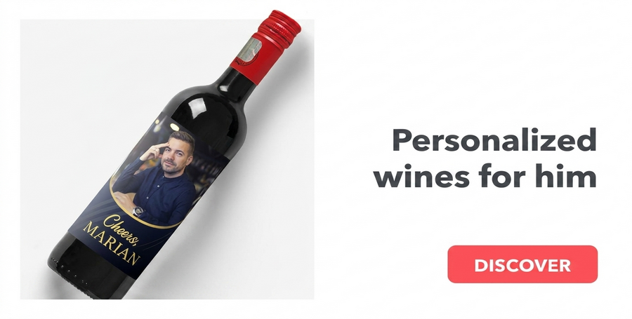 Personalisierte Weine für ihn
