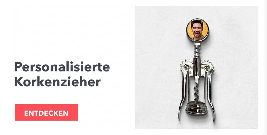 Personalisierte Korkenzieher
