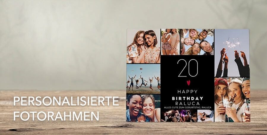 Personalisierte Fotorahmen