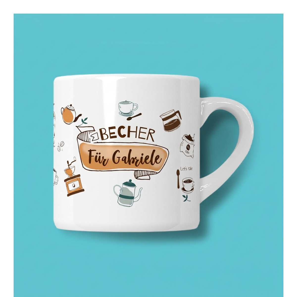 Personalisierte Espressotassen