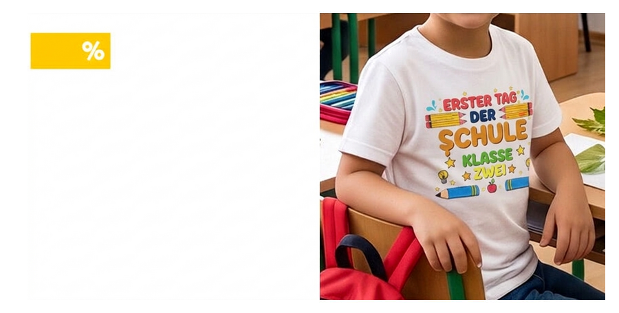 Personalisierte T-Shirts zum Schulanfang