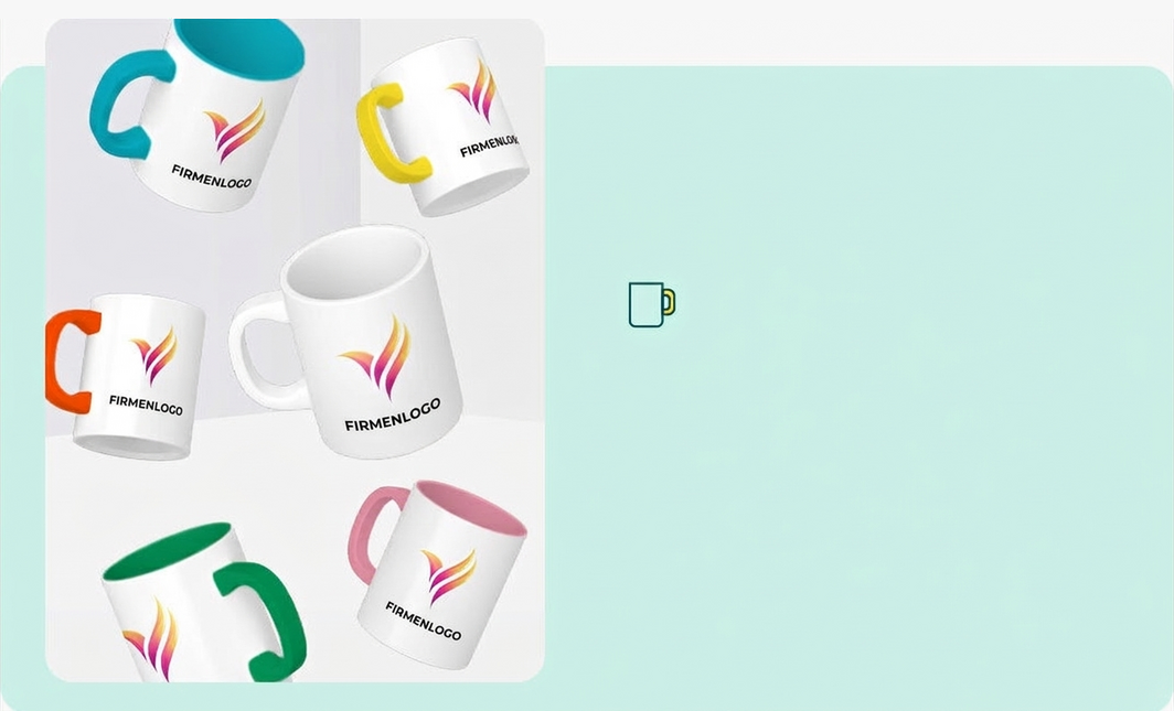 Personalisierte Firmentassen