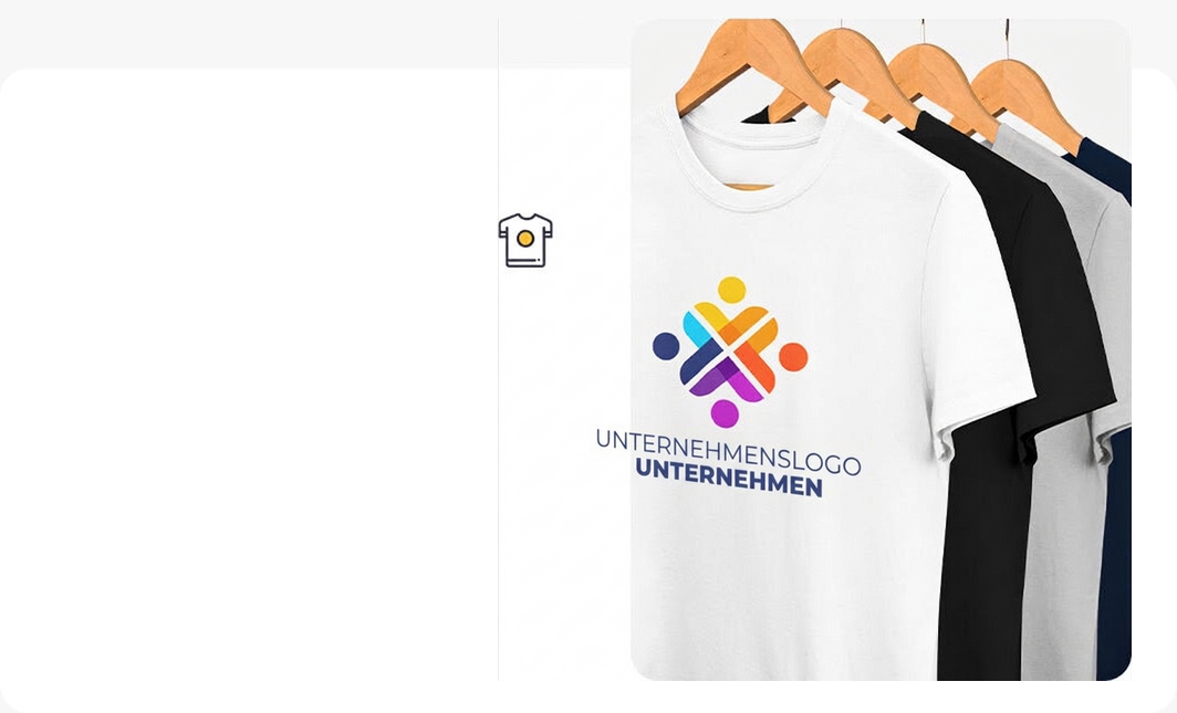 Personalisierte T-Shirts mit Logo