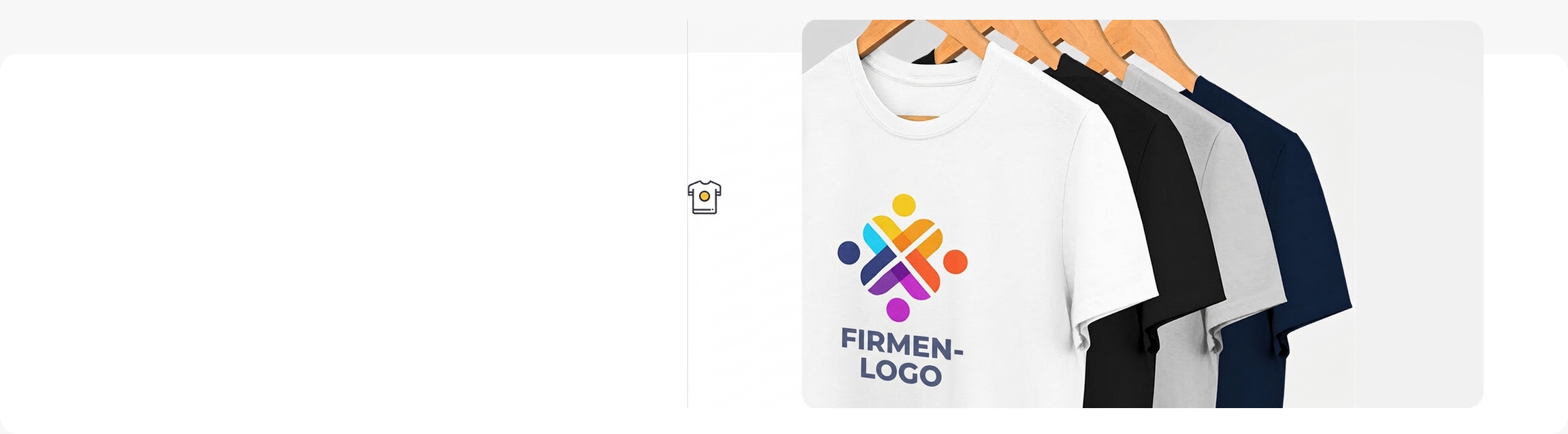 Personalisierte T-Shirts mit Logo