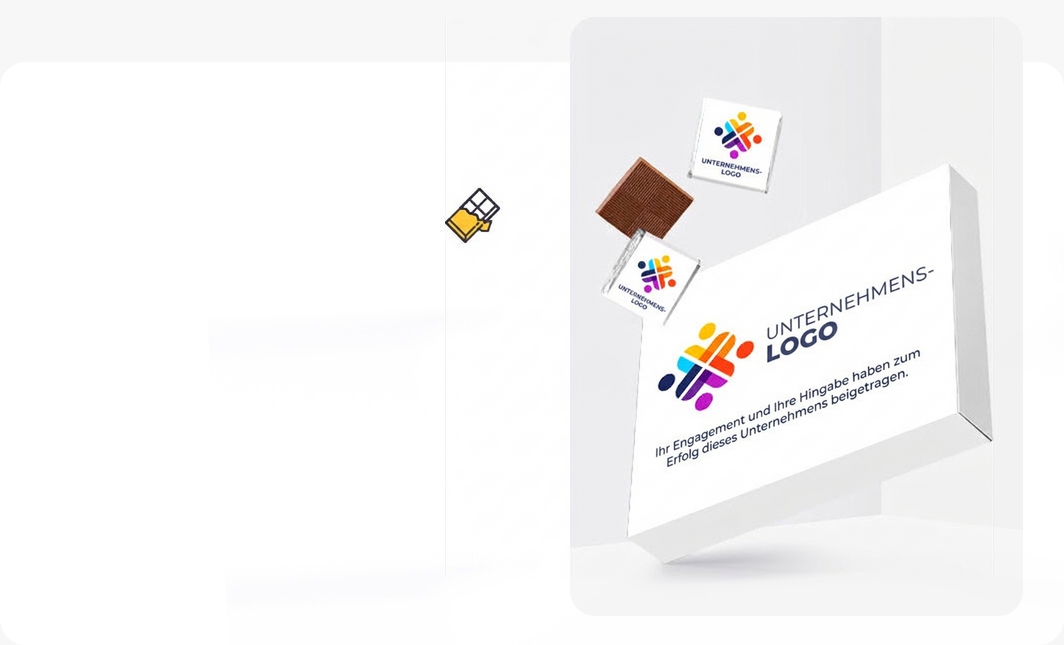 Personalisierte Süßigkeiten für Unternehmen
