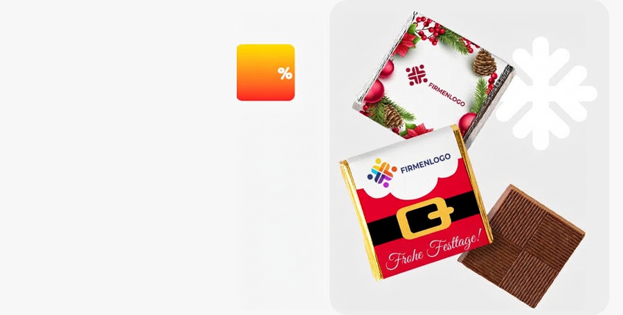 Weihnachtssüßigkeiten für Firmenkunden