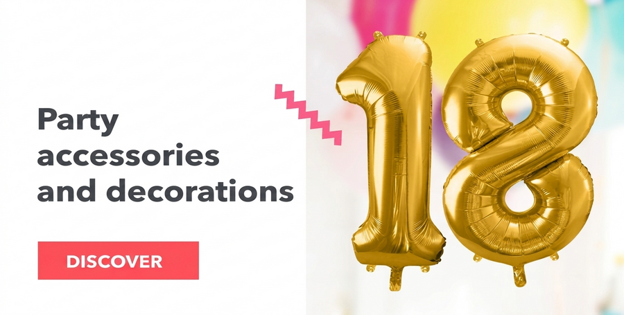 Partyzubehör und Dekorationen