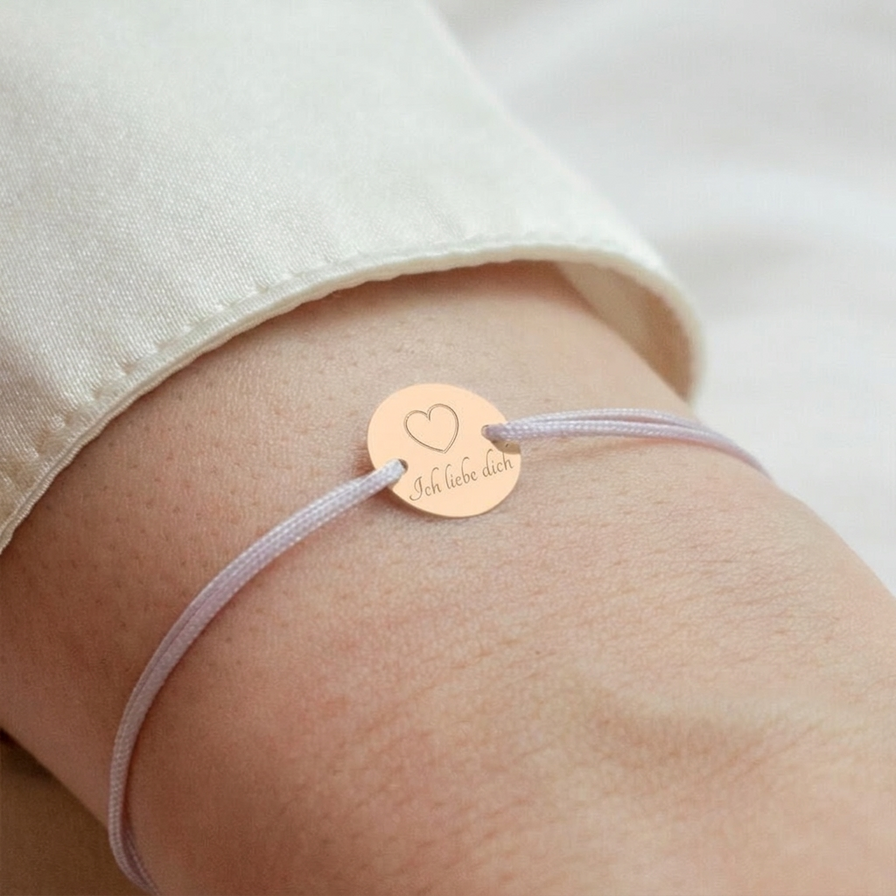 Personalisierte Armbänder für die Freundin