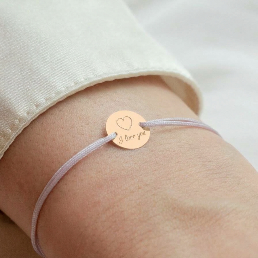 Personalisierte Armbänder für die Freundin