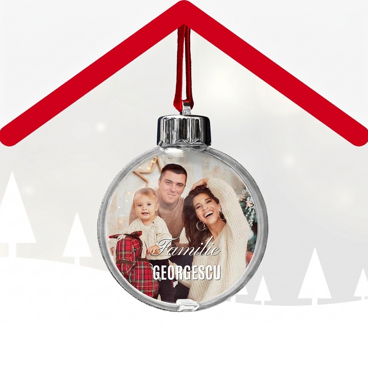 Personalisierte Weihnachtskugeln