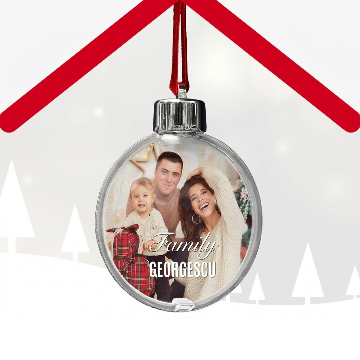 Personalisierte Weihnachtskugeln