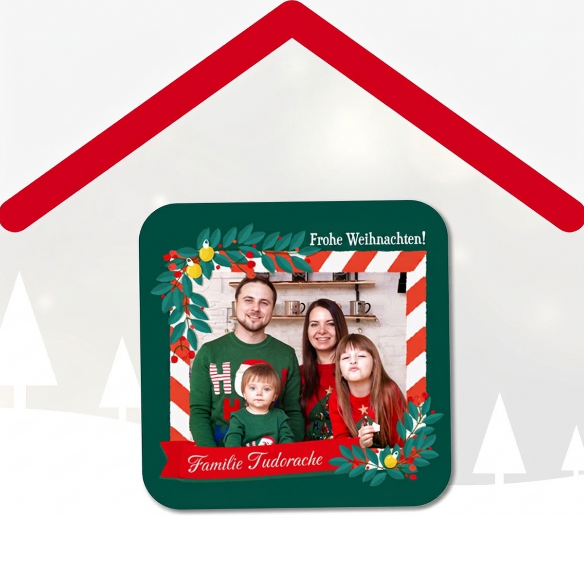 Weihnachts-Untersetzer