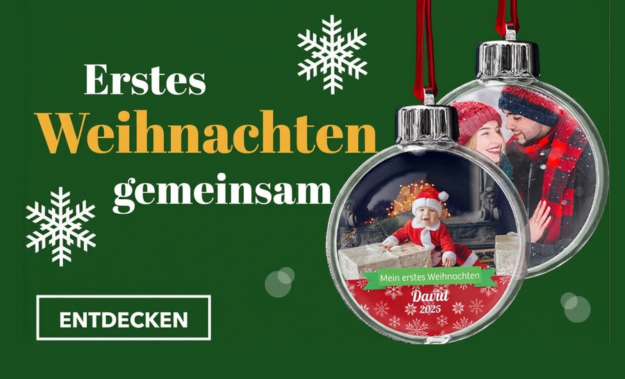 Geschenke für das erste Weihnachtsfest