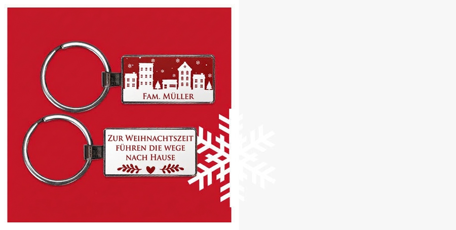 Personalisierte Schlüsselanhänger