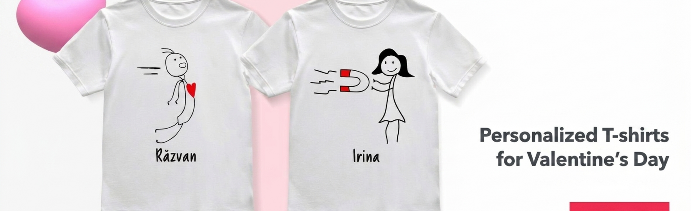 T-Shirts zum Valentinstag