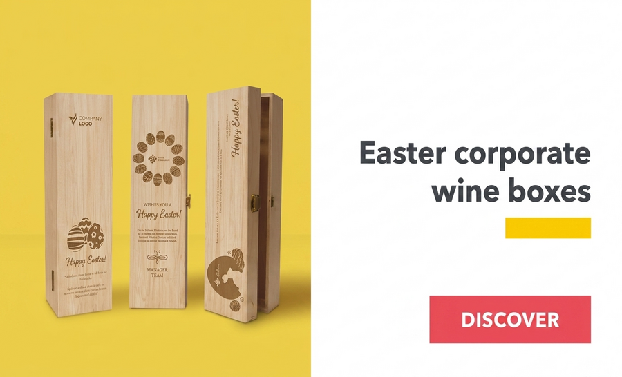 Weinkisten für Unternehmen zu Ostern