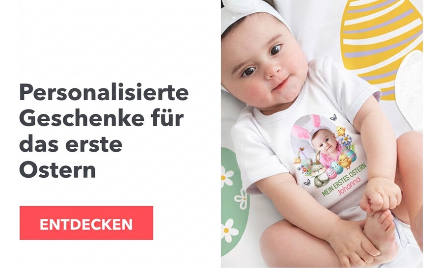 Personalisierte Geschenke zum ersten Ostern