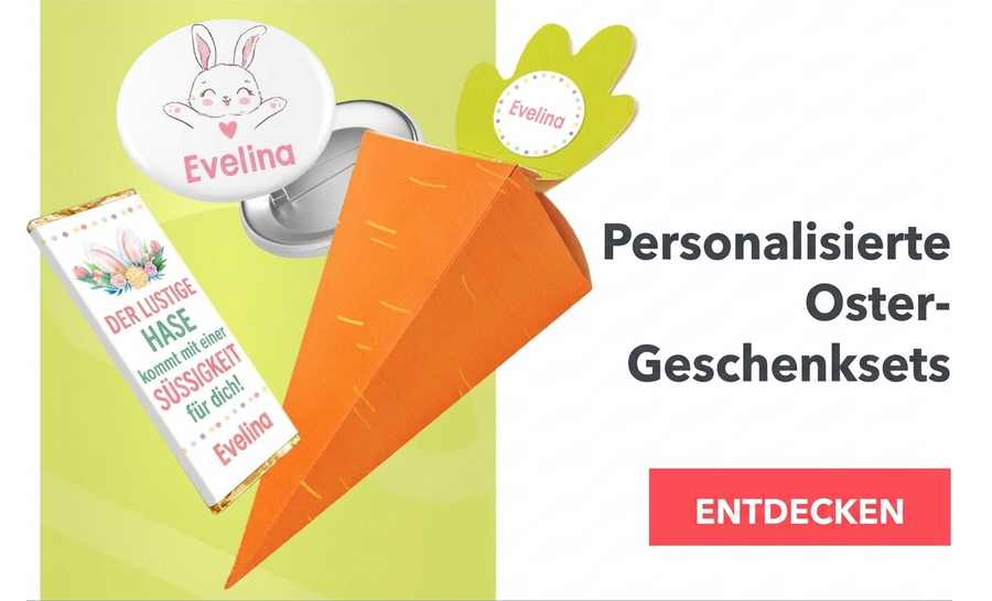 Personalisierte Oster-Geschenksets
