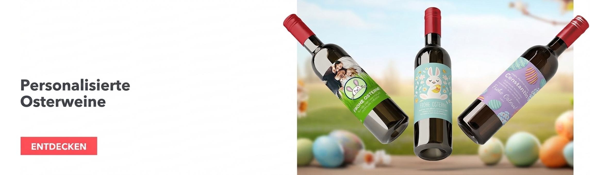 Personalisierte Weine zu Ostern