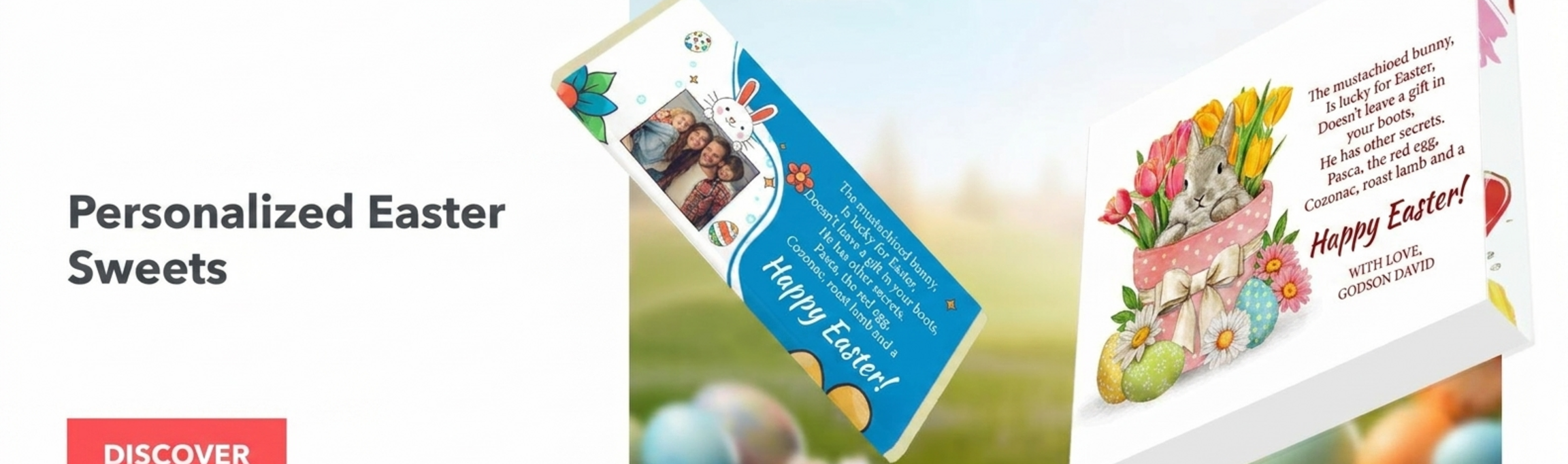 Personalisierte Süßigkeiten zu Ostern