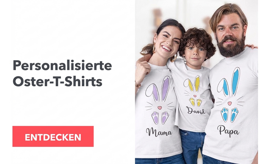 Personalisierte T-Shirts zu Ostern