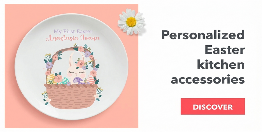 Personalisierte Küchenaccessoires zu Ostern