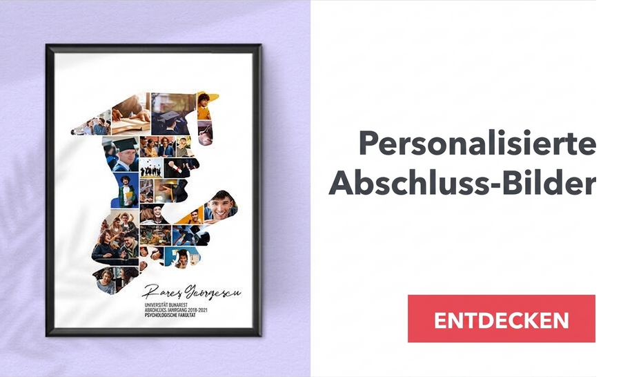 Bilder, Bilderrahmen und Poster zum Schulabschluss