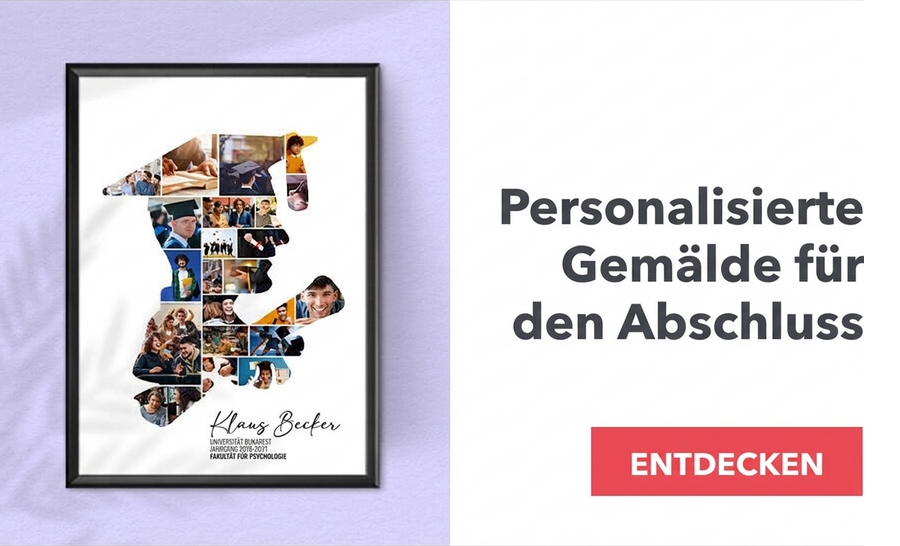 Personalisierte Bilder und Poster zum Schulabschluss