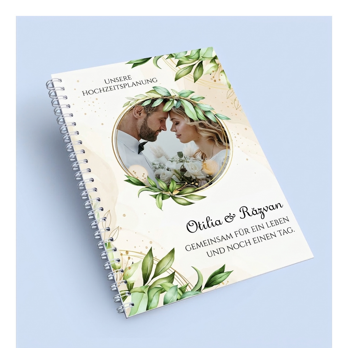 Personalisierte Notizbücher für die Hochzeit