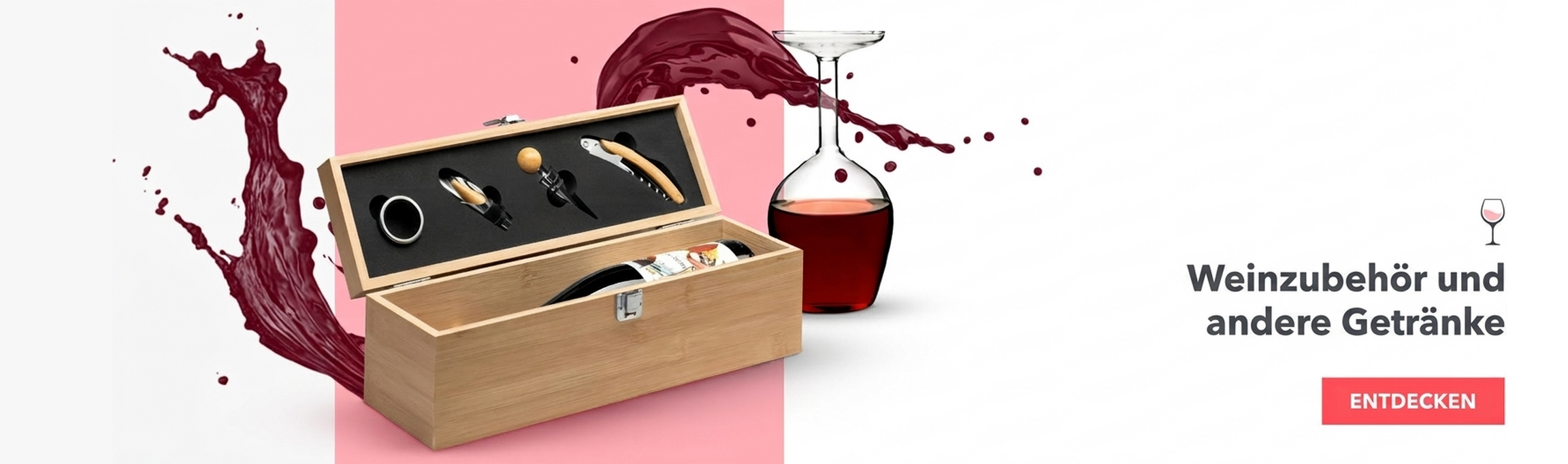 Zubehör für Wein und andere Getränke