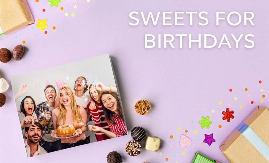 Personalisierte Süßigkeiten zum Geburtstag
