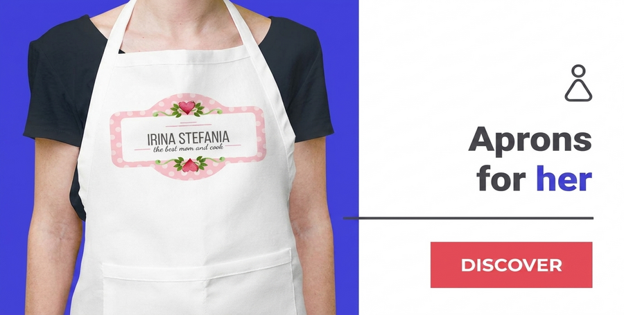 Personalisierte Schürzen für sie