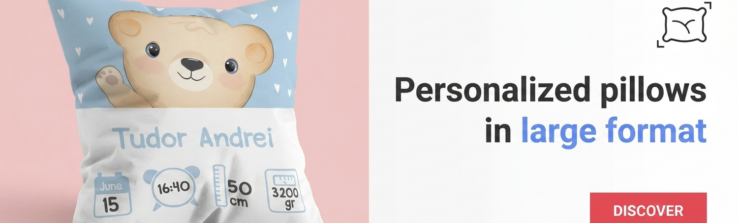 Personalisierte Kissen – großes Format