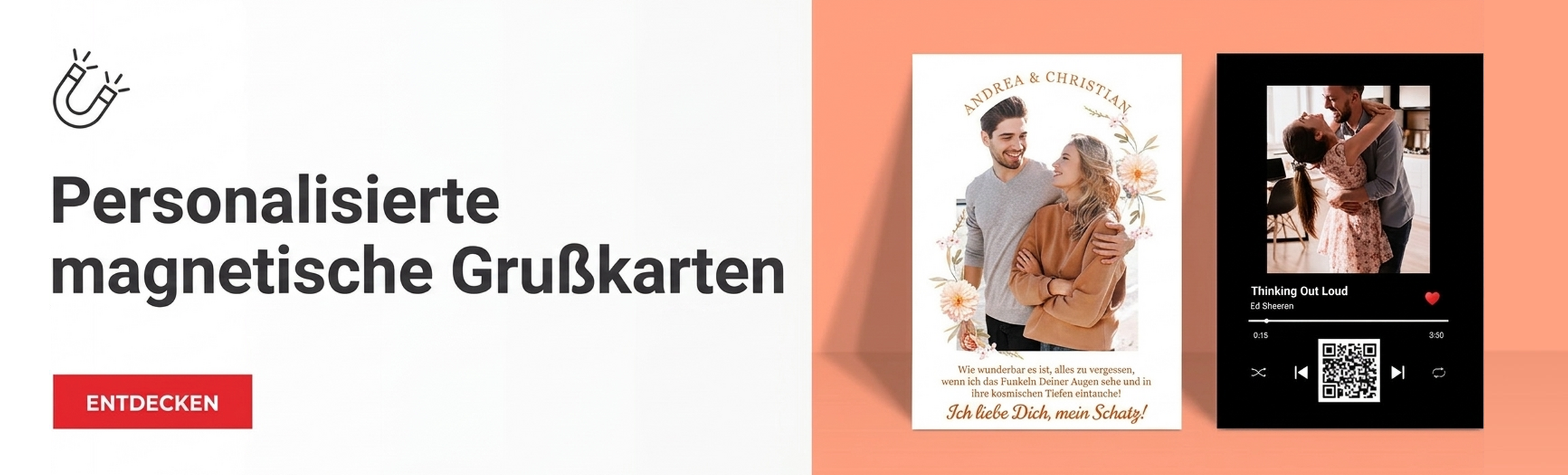 Personalisierte Magnetkarten